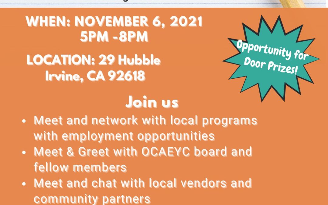 Orange County Association for the Education of Young Children to host an Open House and Job Fair