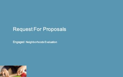 First 5 Orange County Releases Request for Proposals for the Engaged Neighborhoods Evaluation