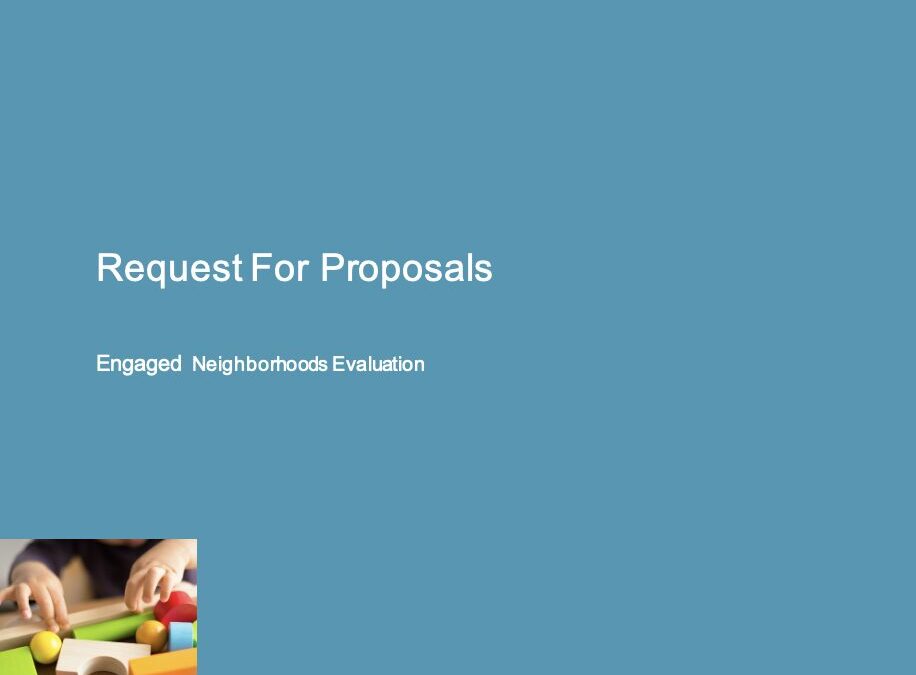 First 5 Orange County Releases Request for Proposals for the Engaged Neighborhoods Evaluation