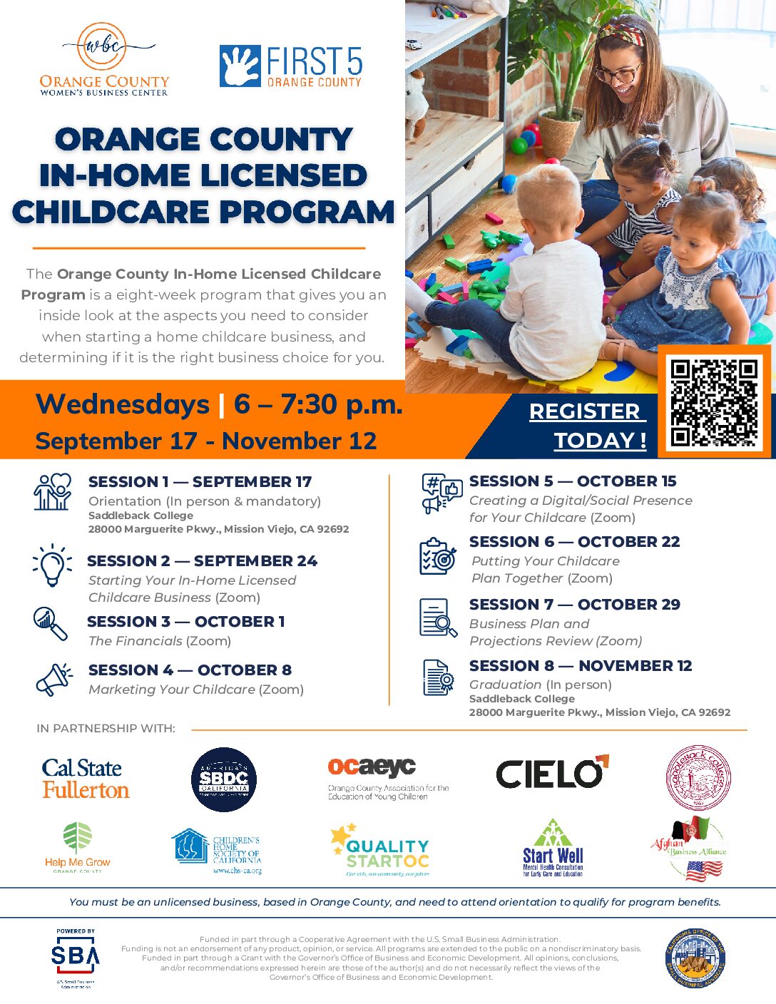 Orange County In-Home Licensed Child Care Program