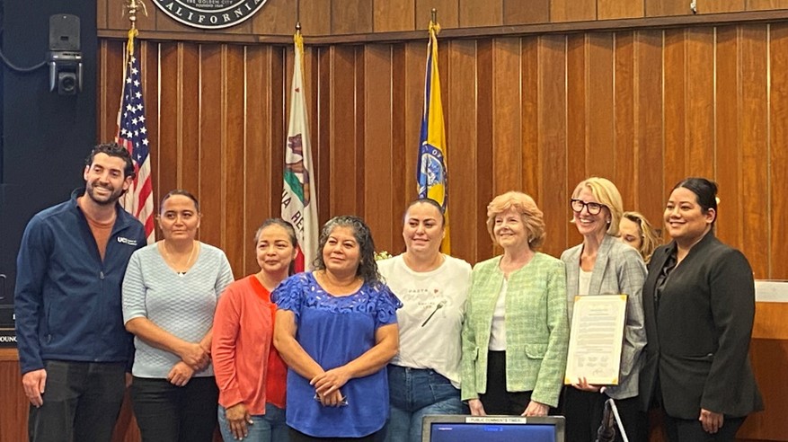 Santa Ana City Council recognizes First 5 Orange County with proclamation