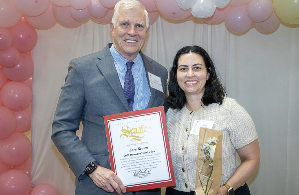 First 5 OC’s Sara Brown Honored with Women of Distinction Award by Senator Umberg
